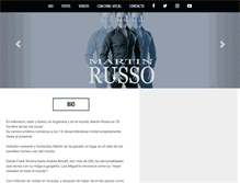 Tablet Screenshot of martinrusso.com
